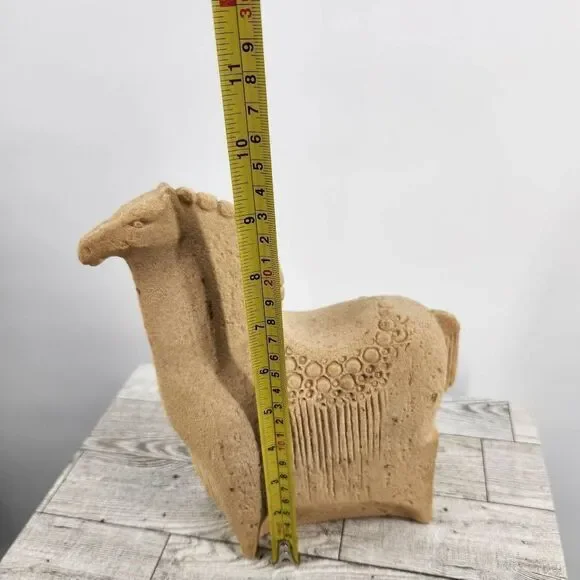 Vintage Mid-Century Marbell Majestic Stylised Sculpture Stone Art Horse Figurine - Picture 9 of 10